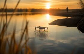 В Волгоградской области дроны спасают на воде, ...